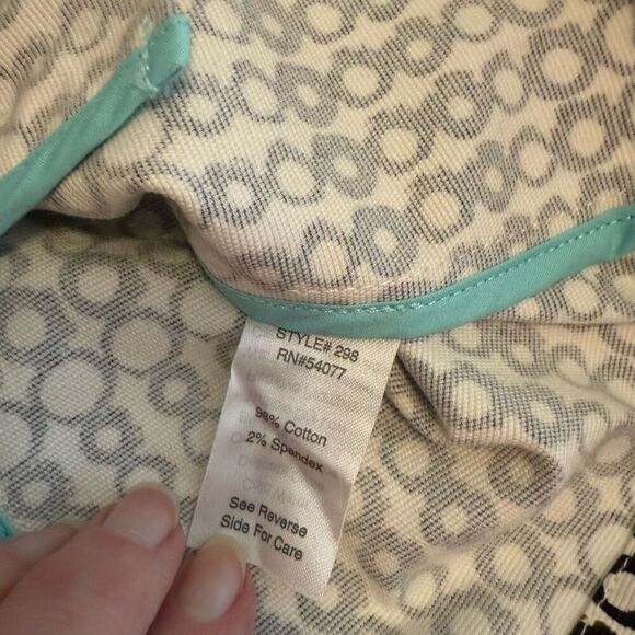 CAbi Black and White Du Jour Three Quarter Sleeve Jacket Size 8, Preppy, Career - Picture 10 of 16